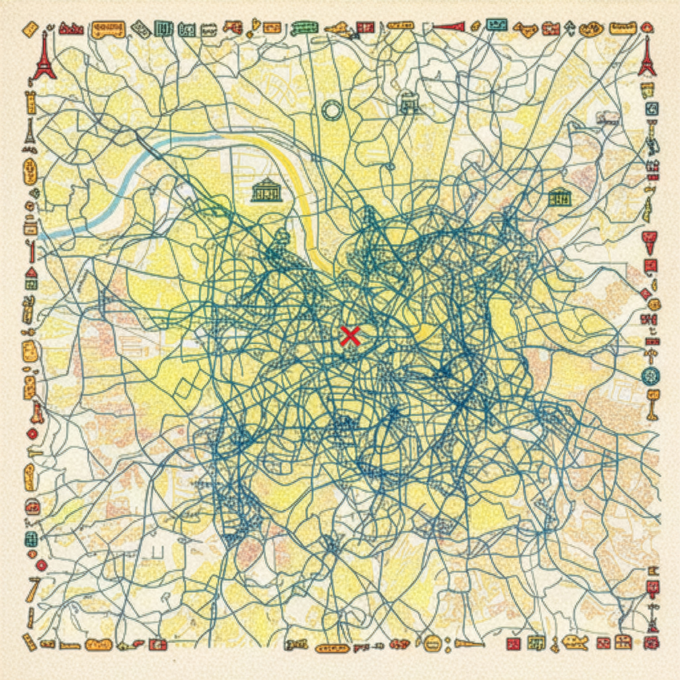 Paris chromatic map 17